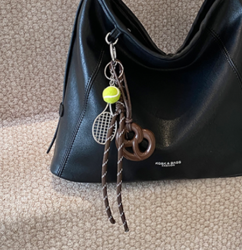 缪绳曲奇球拍挂件