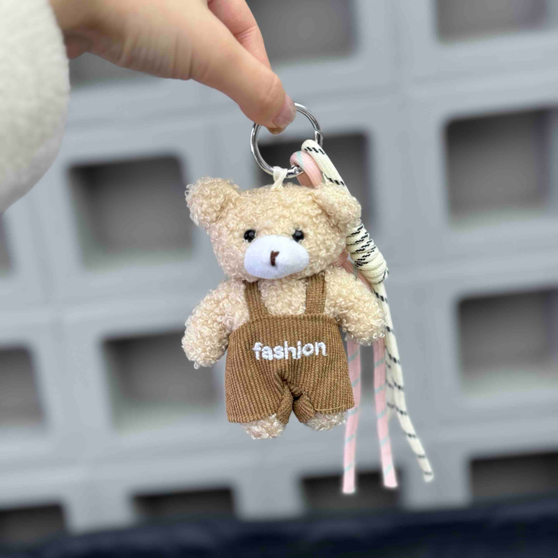 背带熊挂件