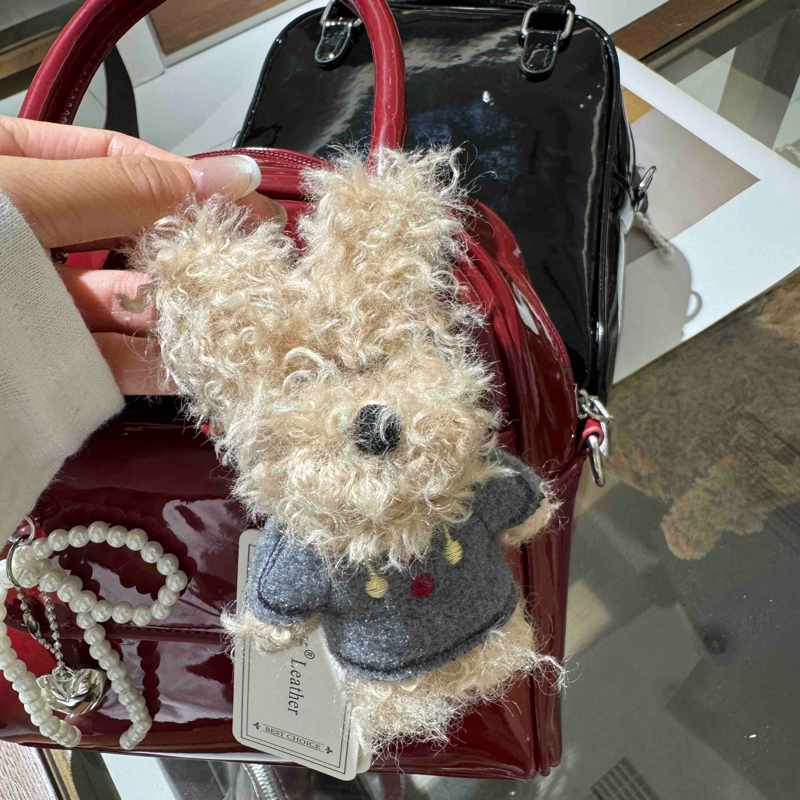 卷毛潦草狗挂件