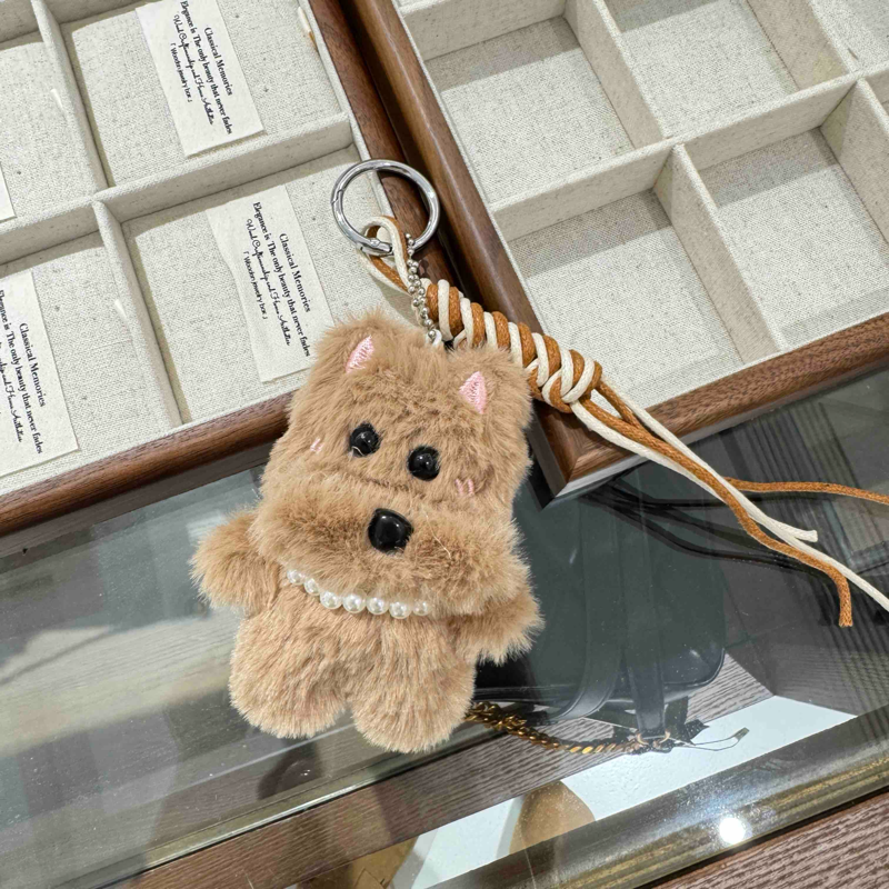 棕色西高地挂件