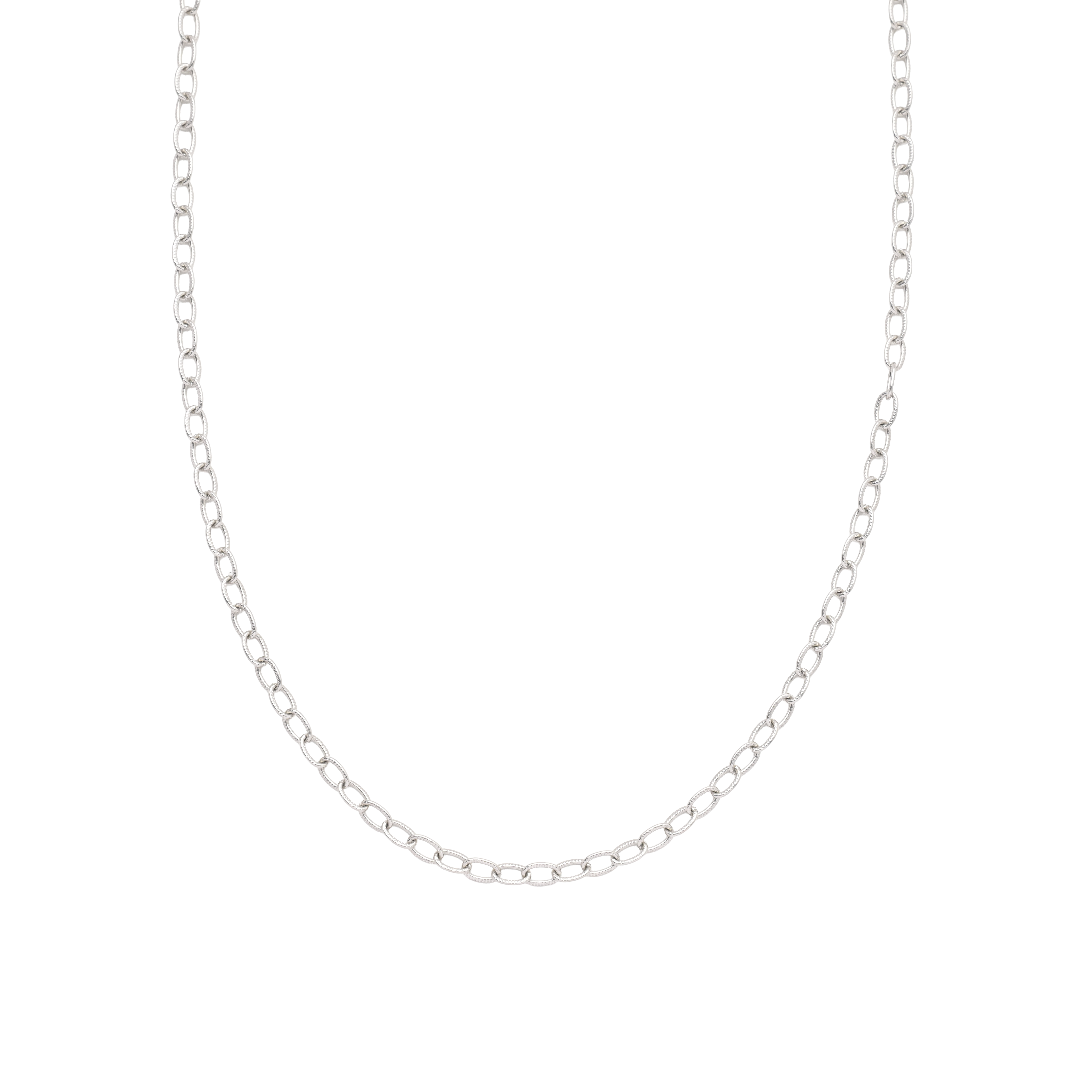 十字压花纹米链5mm